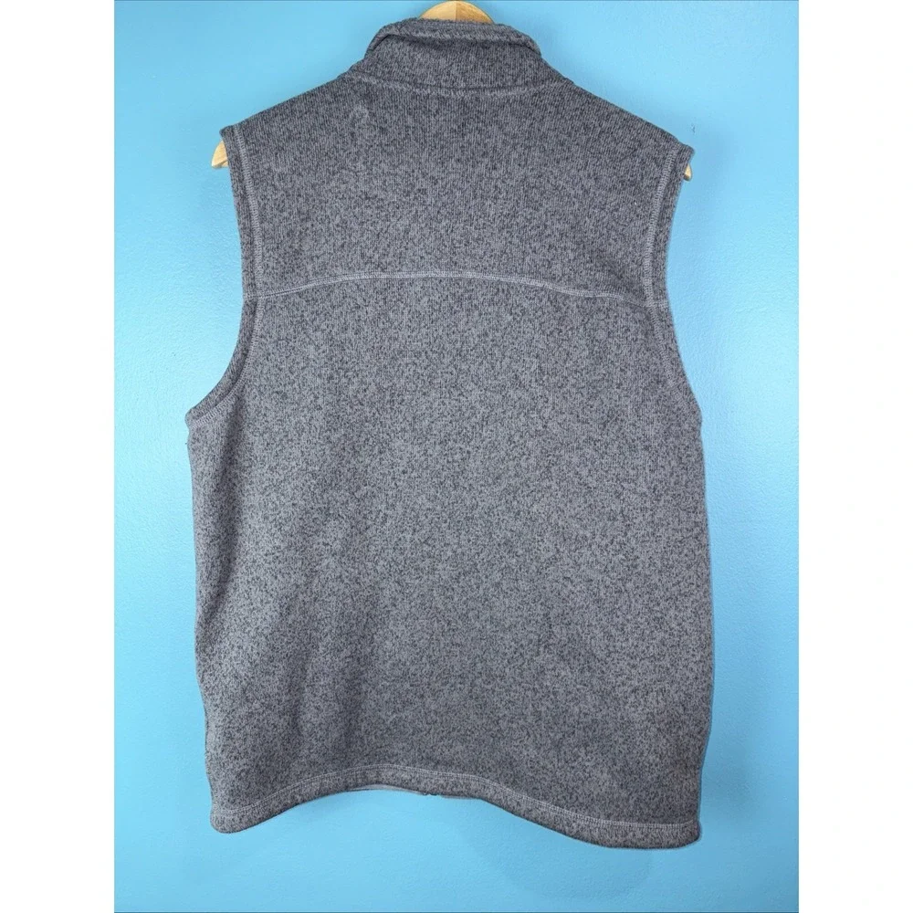 North Face Medium Gray Fleece Vest Heather Gorpcore Hiking Camping